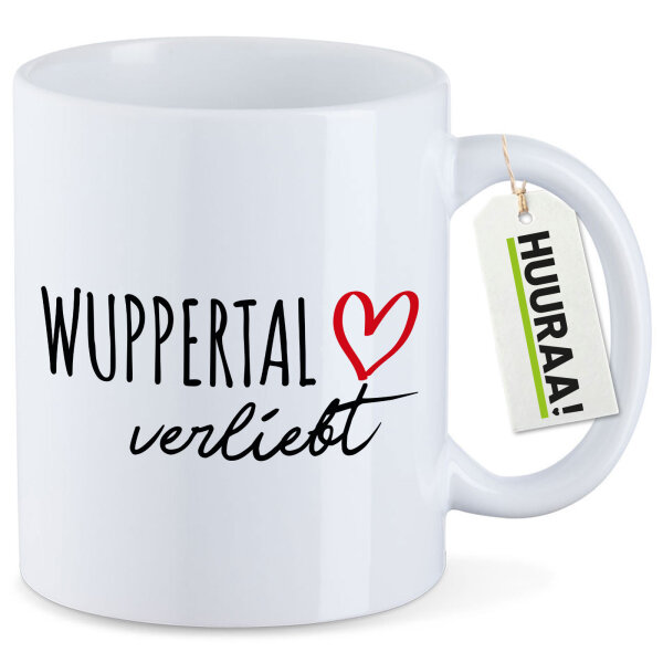 Kaffeetasse Wuppertal verliebt 330ml
