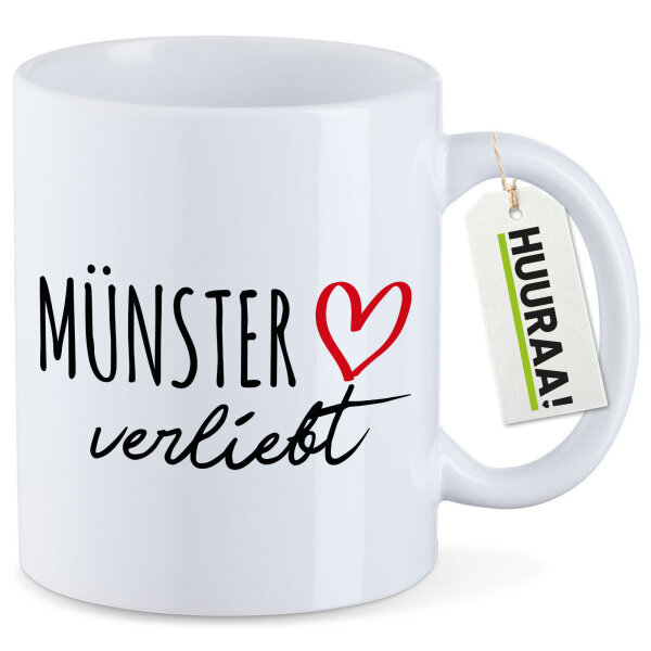 Kaffeetasse Münster verliebt 330ml