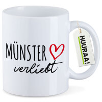 Kaffeetasse Münster verliebt 330ml