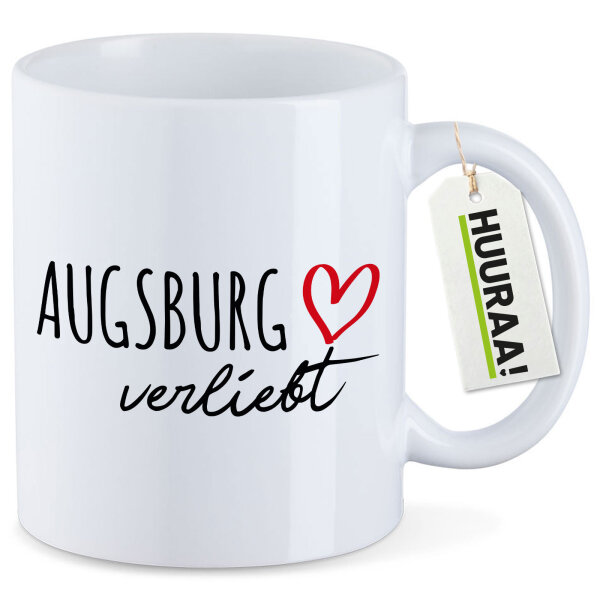 Kaffeetasse Augsburg verliebt 330ml