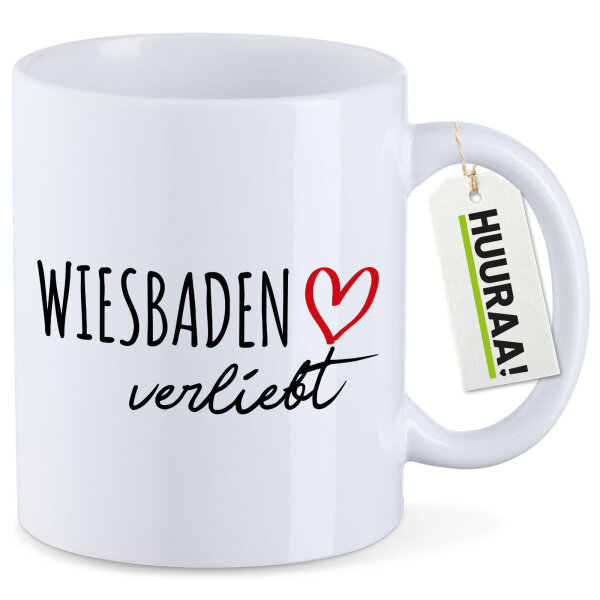 Kaffeetasse Wiesbaden verliebt 330ml