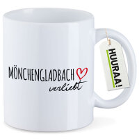 Kaffeetasse Mönchengladbach verliebt 330ml