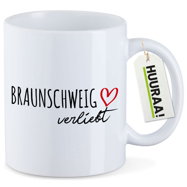 Kaffeetasse Braunschweig verliebt 330ml