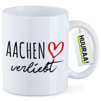 Kaffeetasse Aachen verliebt 330ml