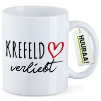 Kaffeetasse Krefeld verliebt 330ml