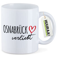 Kaffeetasse Osnabrück verliebt 330ml