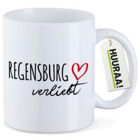 Kaffeetasse Regensburg verliebt 330ml