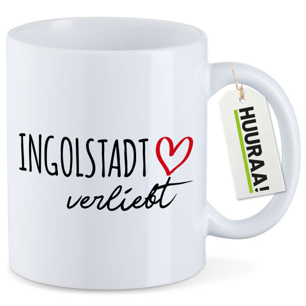 Kaffeetasse Ingolstadt verliebt 330ml