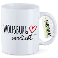 Kaffeetasse Wolfsburg verliebt 330ml