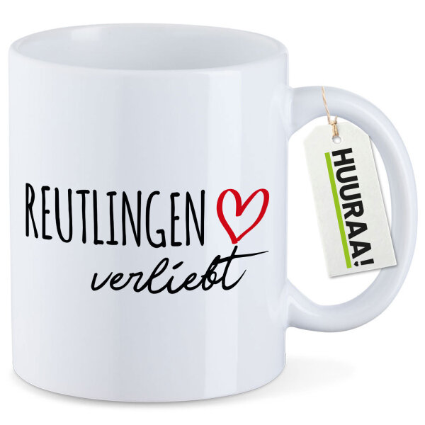 Kaffeetasse Reutlingen verliebt 330ml