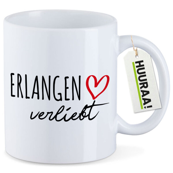 Kaffeetasse Erlangen verliebt 330ml