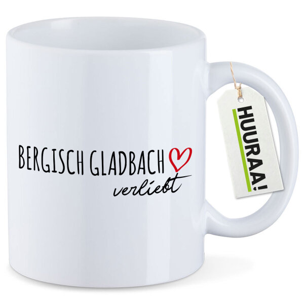 Kaffeetasse Bergisch Gladbach verliebt 330ml