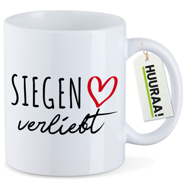 Kaffeetasse Siegen verliebt 330ml