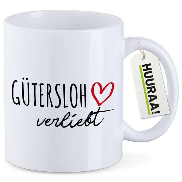 Kaffeetasse Gütersloh verliebt 330ml