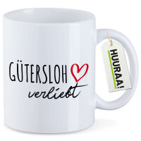 Kaffeetasse Gütersloh verliebt 330ml