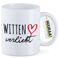 Kaffeetasse Witten verliebt 330ml