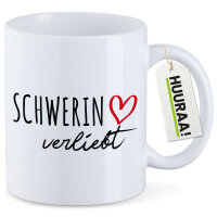 Kaffeetasse Schwerin verliebt 330ml