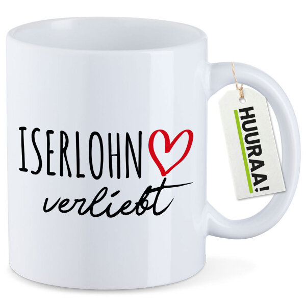 Kaffeetasse Iserlohn verliebt 330ml
