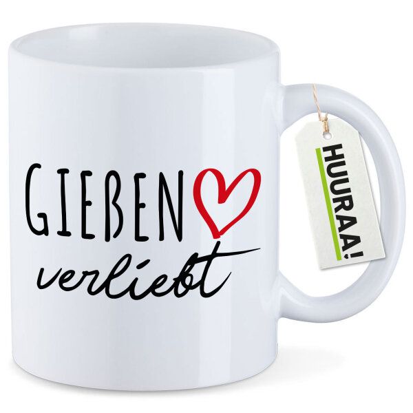 Kaffeetasse Gießen verliebt 330ml