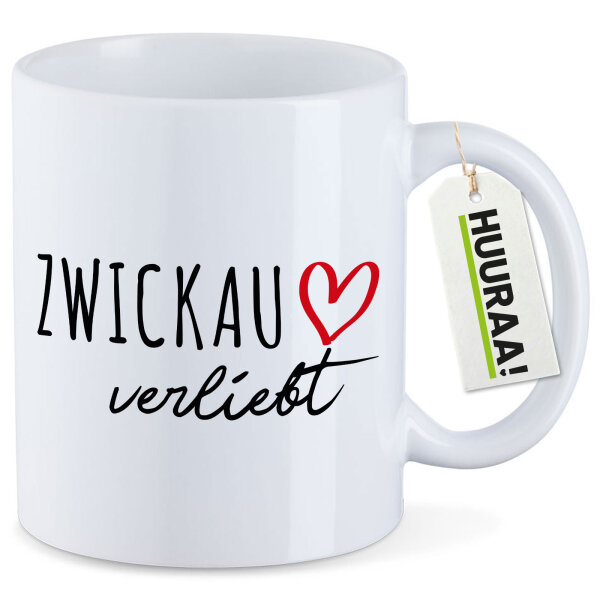 Kaffeetasse Zwickau verliebt 330ml