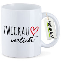 Kaffeetasse Zwickau verliebt 330ml