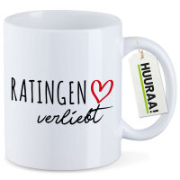 Kaffeetasse Ratingen verliebt 330ml