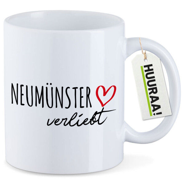 Kaffeetasse Neumünster verliebt 330ml