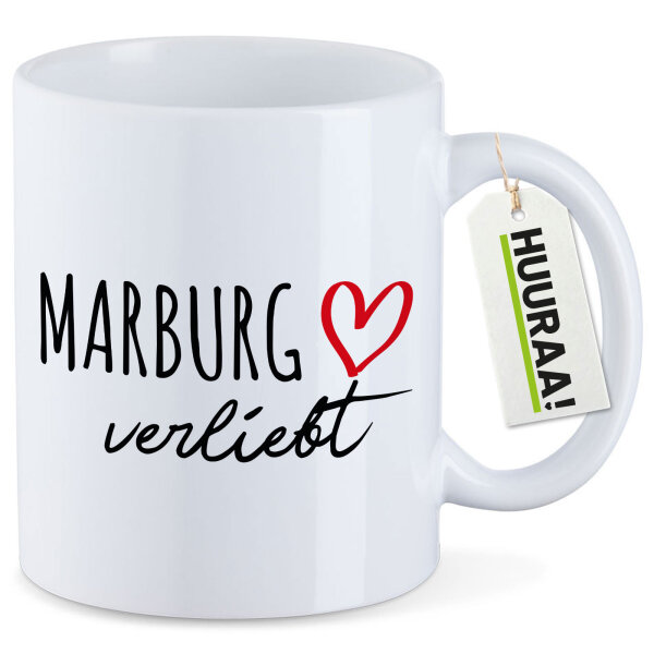 Kaffeetasse Marburg verliebt 330ml
