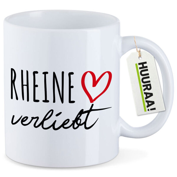 Kaffeetasse Rheine verliebt 330ml