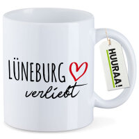 Kaffeetasse Lüneburg verliebt 330ml