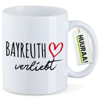Kaffeetasse Bayreuth verliebt 330ml