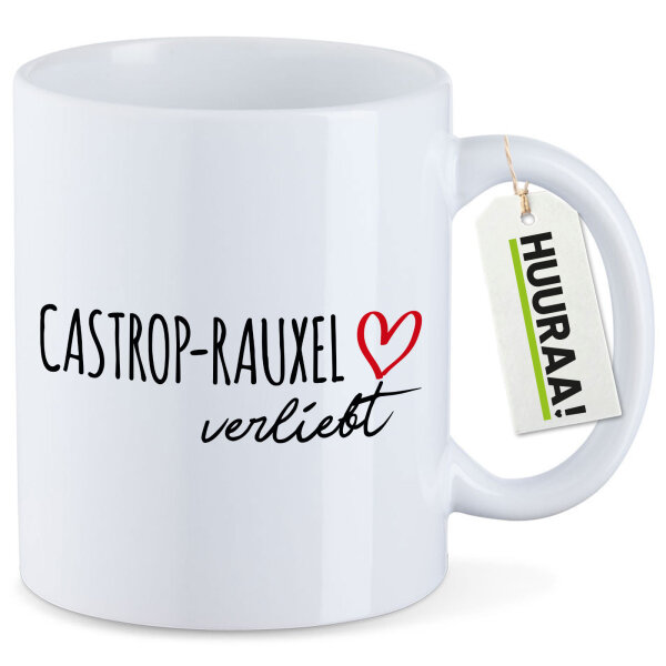 Kaffeetasse Castrop-Rauxel verliebt 330ml