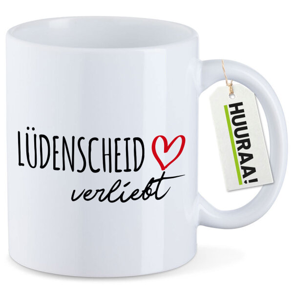 Kaffeetasse Lüdenscheid verliebt 330ml