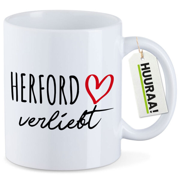Kaffeetasse Herford verliebt 330ml