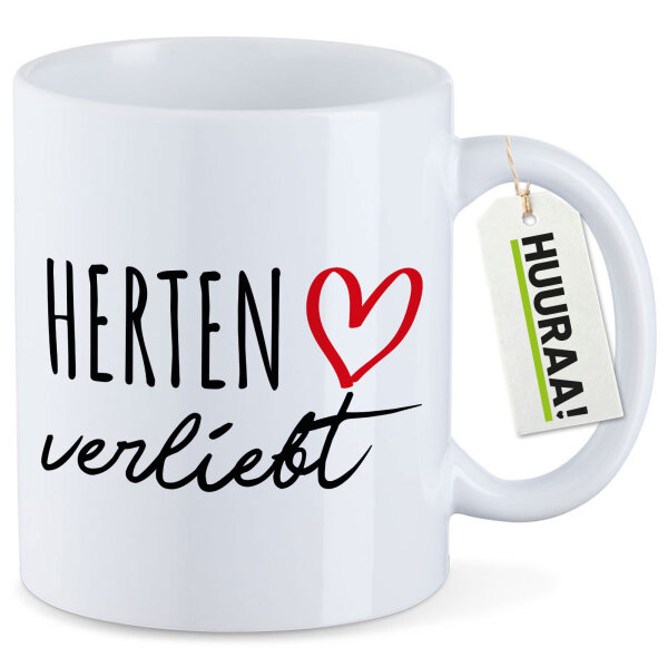 Kaffeetasse Herten verliebt 330ml