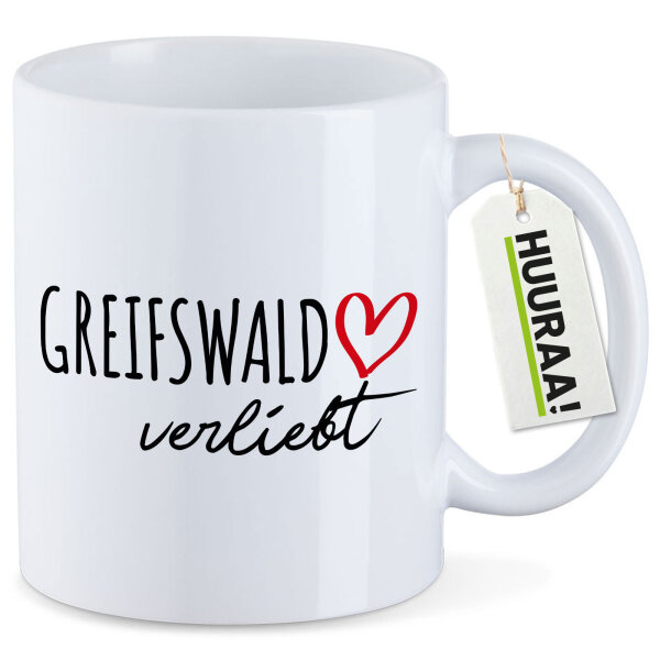 Kaffeetasse Greifswald verliebt 330ml