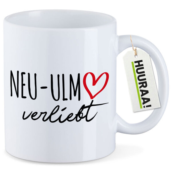 Kaffeetasse Neu-Ulm verliebt 330ml