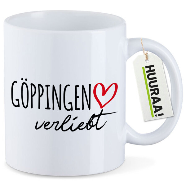 Kaffeetasse Göppingen verliebt 330ml