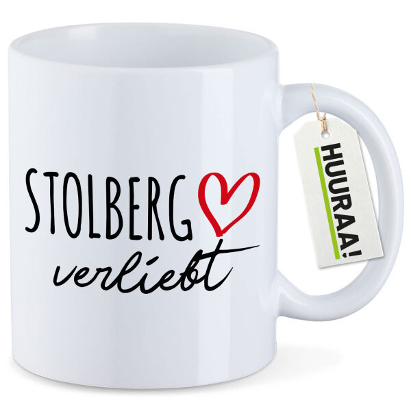 Kaffeetasse Stolberg (Rheinland) verliebt 330ml