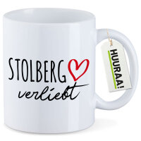 Kaffeetasse Stolberg (Rheinland) verliebt 330ml