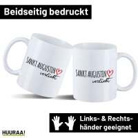 Kaffeetasse Sankt Augustin verliebt 330ml