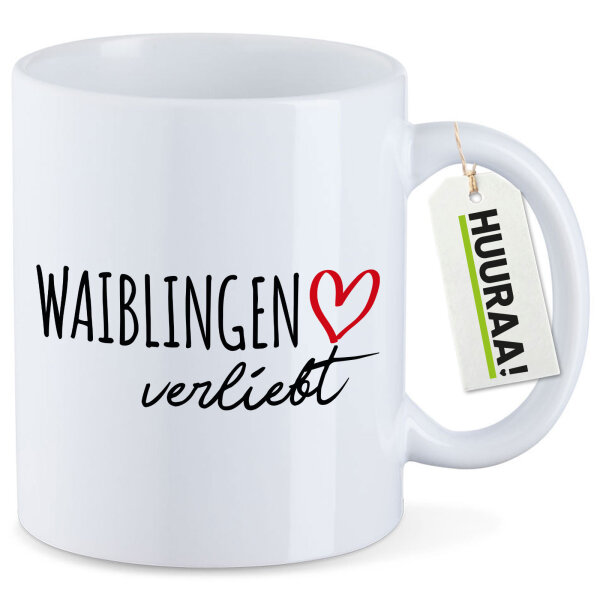 Kaffeetasse Waiblingen verliebt 330ml