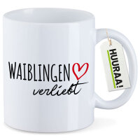 Kaffeetasse Waiblingen verliebt 330ml
