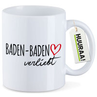 Kaffeetasse Baden-Baden verliebt 330ml