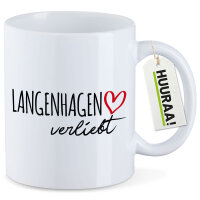 Kaffeetasse Langenhagen verliebt 330ml