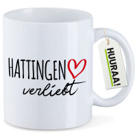 Kaffeetasse Hattingen verliebt 330ml