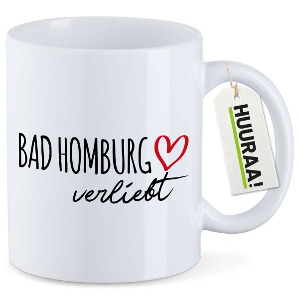 Kaffeetasse Bad Homburg vor der Höhe verliebt 330ml