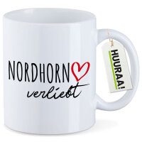 Kaffeetasse Nordhorn verliebt 330ml