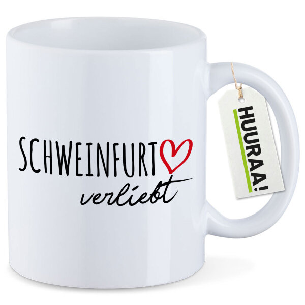 Kaffeetasse Schweinfurt verliebt 330ml
