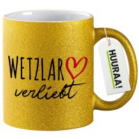 Glitzertasse Wetzlar verliebt 330ml